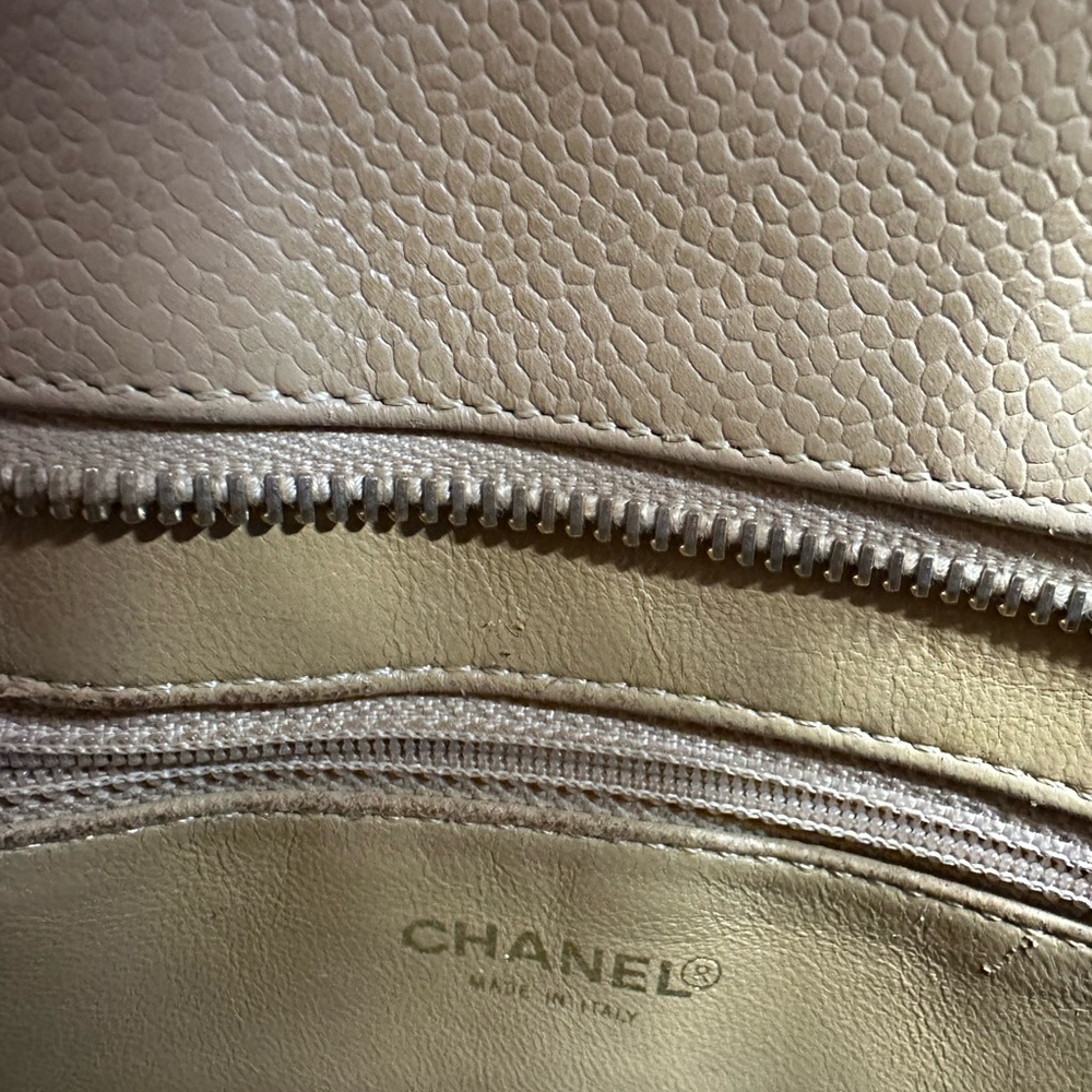 Chanel Beige Caviar Medallion Tote – Gold Hardware - Picture 6 of 14